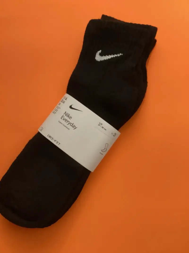 Calcetines Nike Everyday negros pack 3 pares