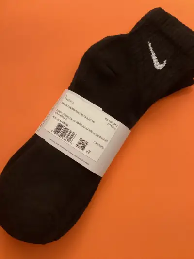 Calcetines Nike Everyday negros pack 3 pares - miniatura 2