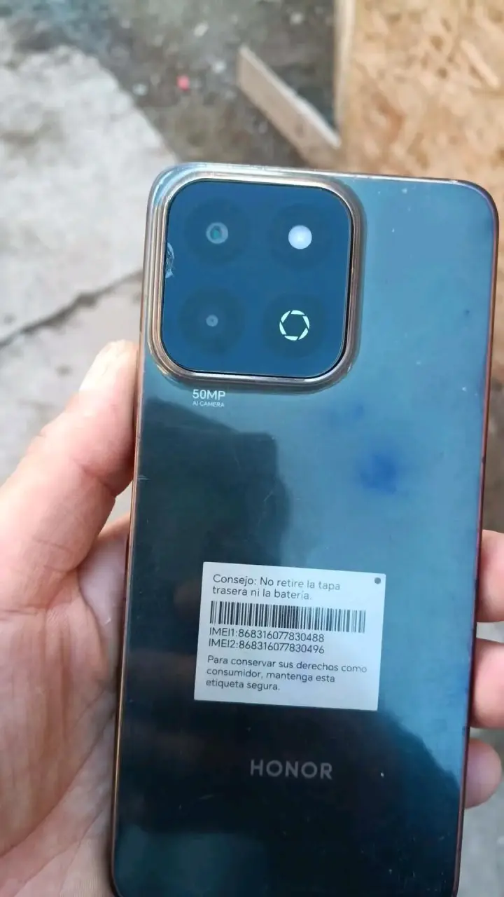 Smartphone Honor con cámara 50MP
