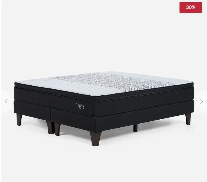 Cama Europea Rosen 2 Plazas TEMPO