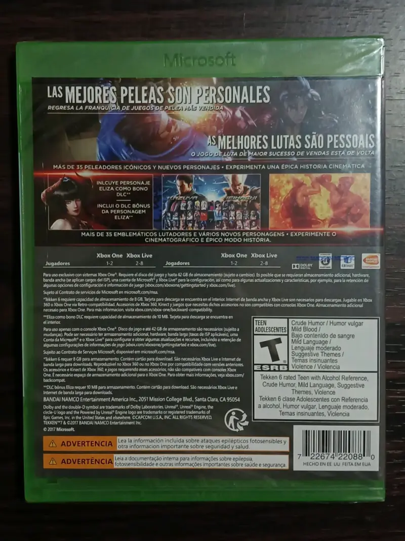 Juego Tekken 7 para Xbox One Edición NUEVO - 2