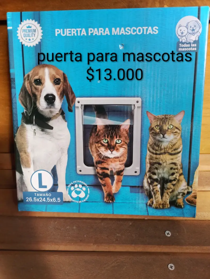 Puerta para mascotas tamaño pequeño