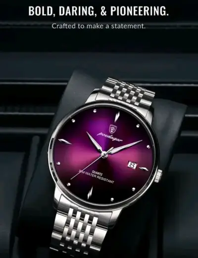 Reloj de pulsera Poedagar cuarzo resistente al agua - miniatura 1