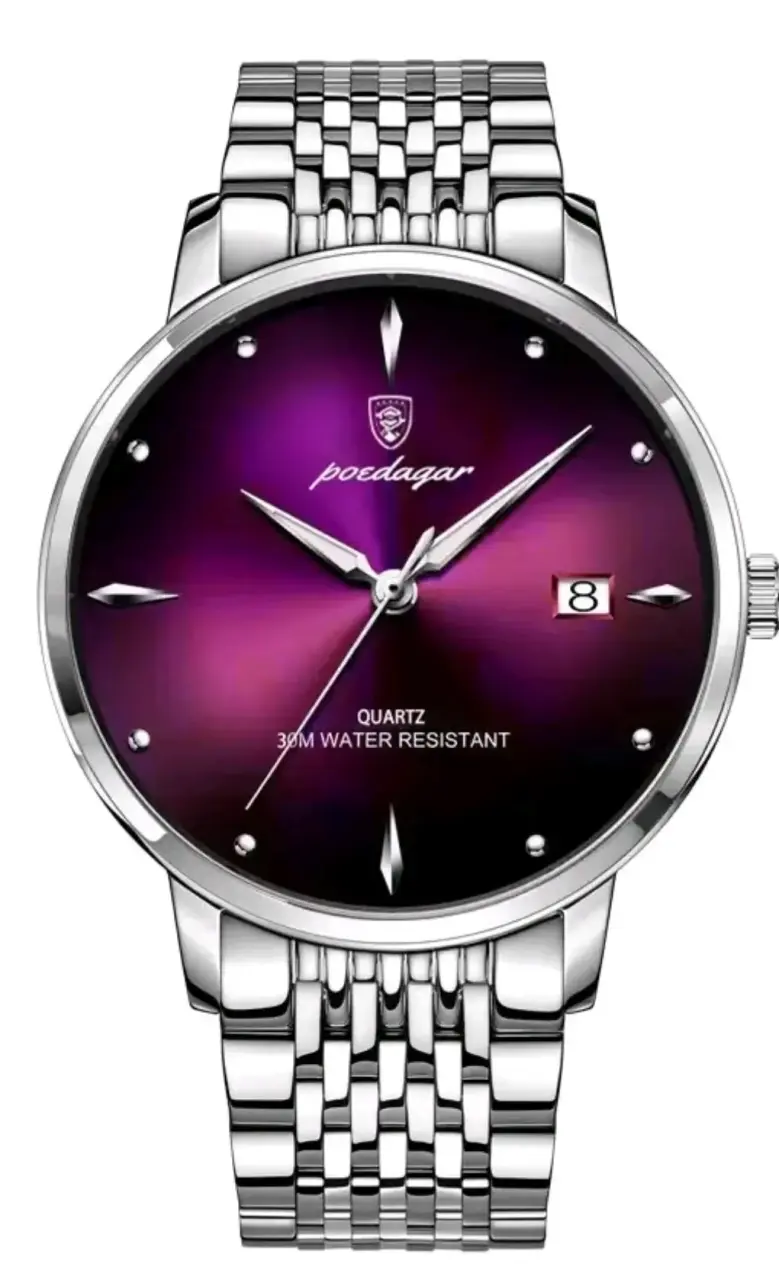Reloj de pulsera Poedagar cuarzo resistente al agua - 3