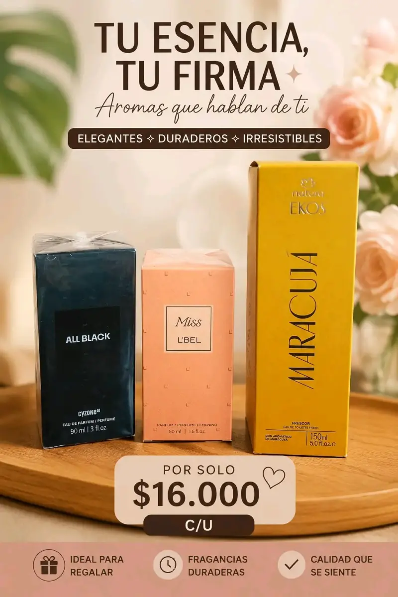 Perfumes All Black, Miss L'Bel y Maracujá
