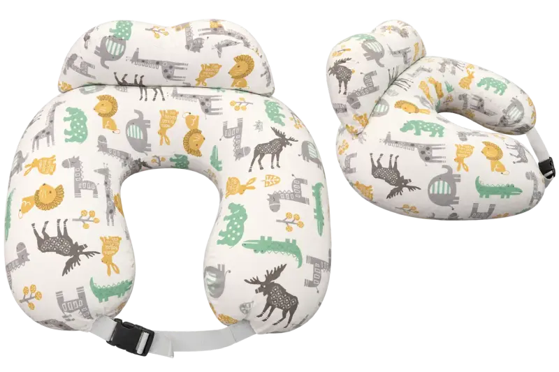 Cojín de lactancia con diseño de animales
