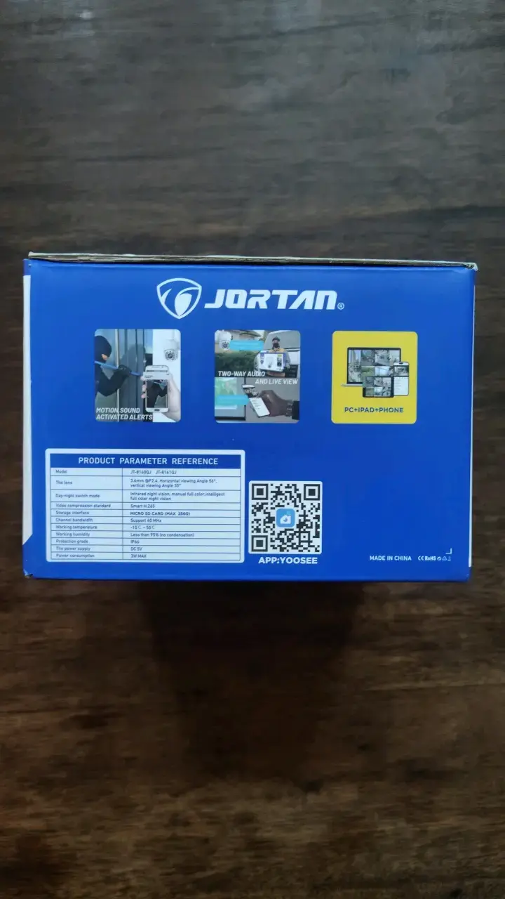 Cámara de Seguridad Jortan Full Color IP66 - 4