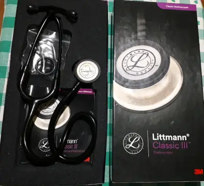 Estetoscopio Littmann Classic III Negro 5870 - miniatura 1