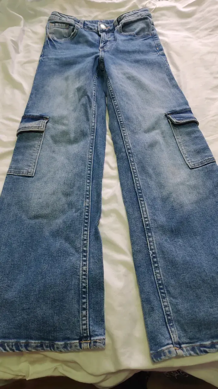 Jeans de mezclilla para niña H&M ajustables - 3