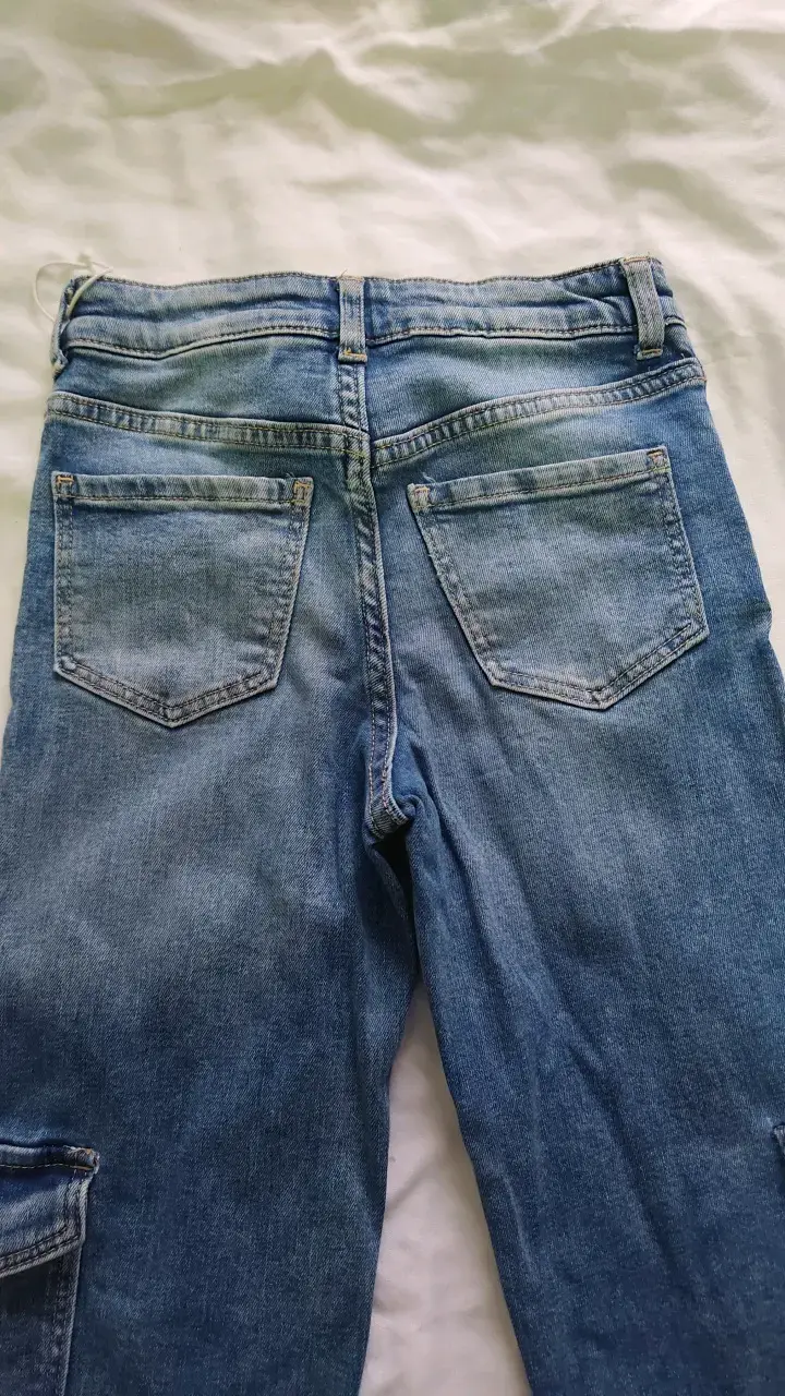 Jeans de mezclilla para niña H&M ajustables - 4