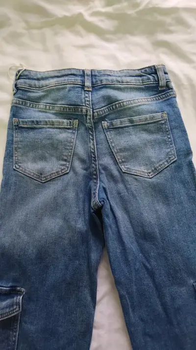 Jeans de mezclilla para niña H&M ajustables - miniatura 4