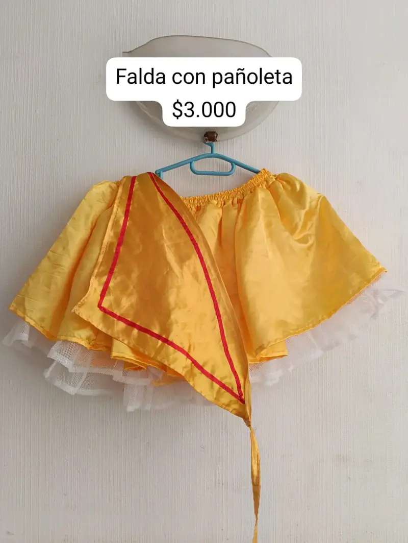 Vestido de baile folclórico para niña talla 14 - 4