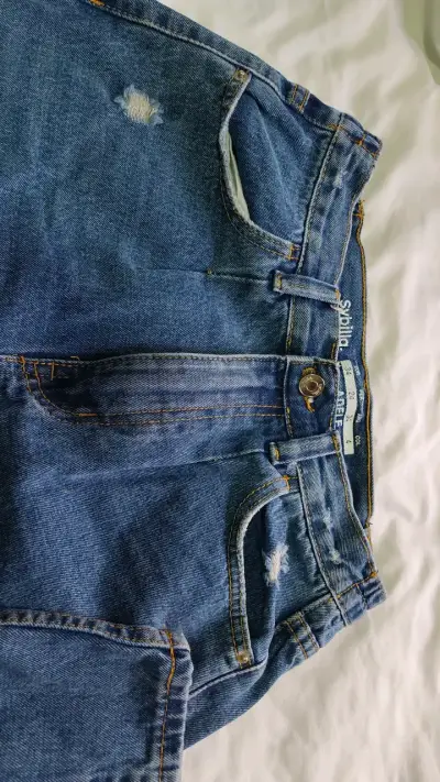 Jeans de mezclilla azul Sybilla Adele talla 34 - miniatura 3