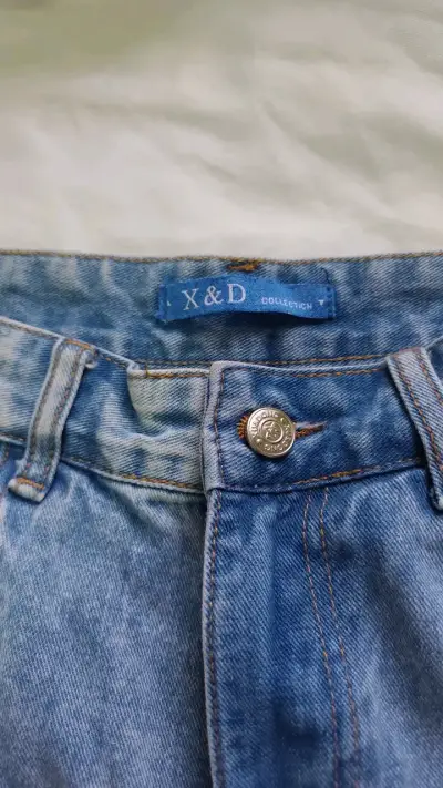 Jeans de mezclilla 38 desgastados X&D  mujer - miniatura 2