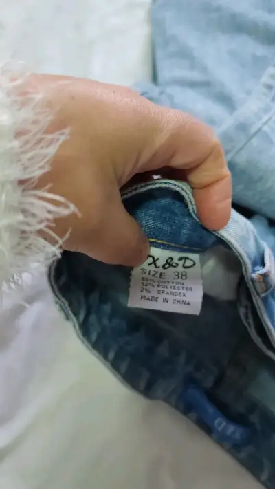 Jeans de mezclilla 38 desgastados X&D  mujer - miniatura 3