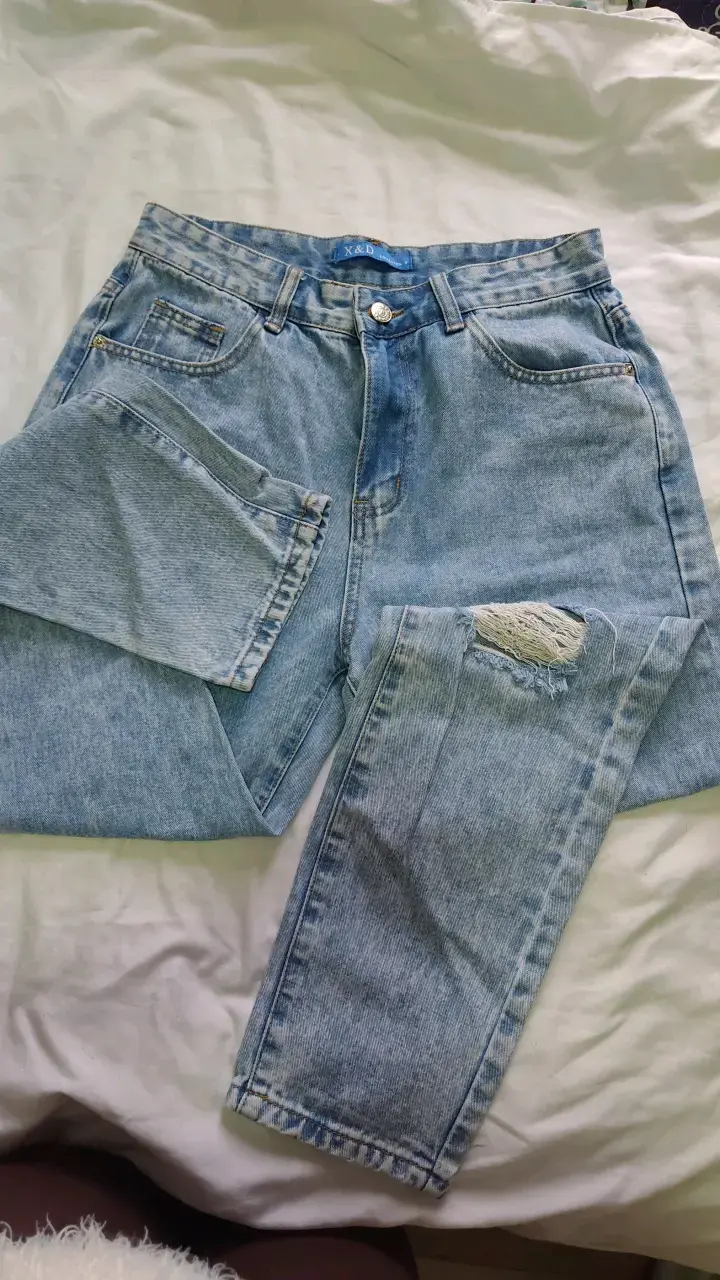 Jeans de mezclilla 38 desgastados X&D mujer - 4