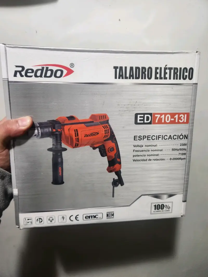 Taladro Eléctrico Redbo ED 710-13I 710W - 1