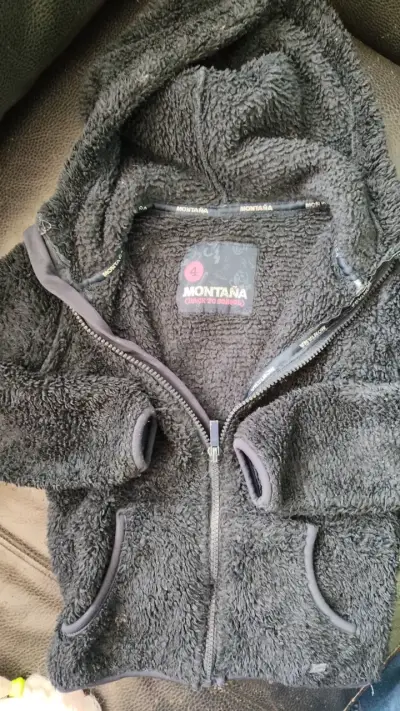 Chaqueta de lana con capucha Montaña para niño - miniatura 2