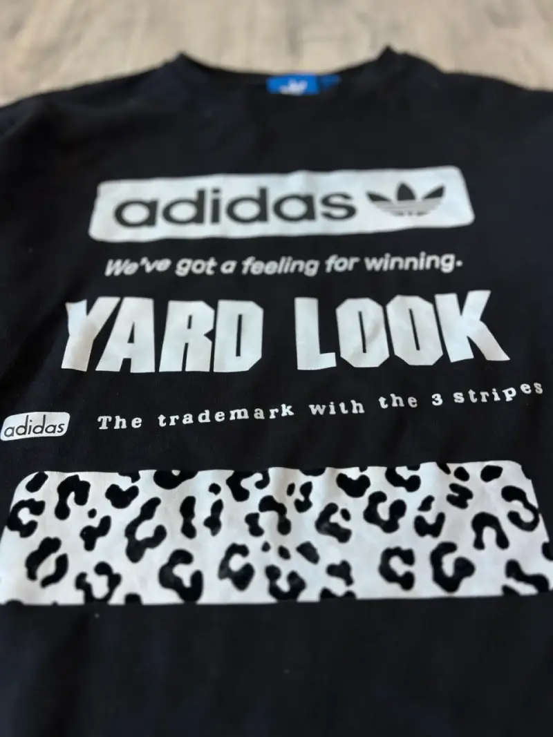 Polerón negro Adidas Yard Look unisex - 2