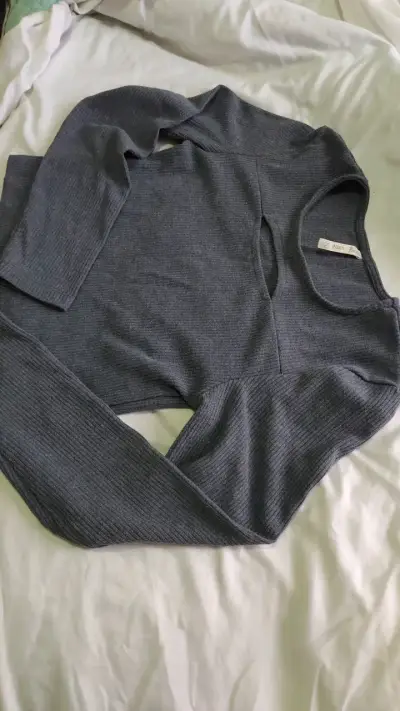 Polera manga larga azul Index Basics s/m - miniatura 1