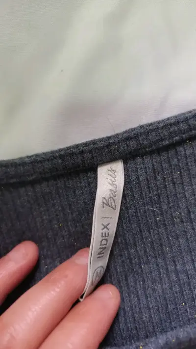 Polera manga larga azul Index Basics s/m - miniatura 2