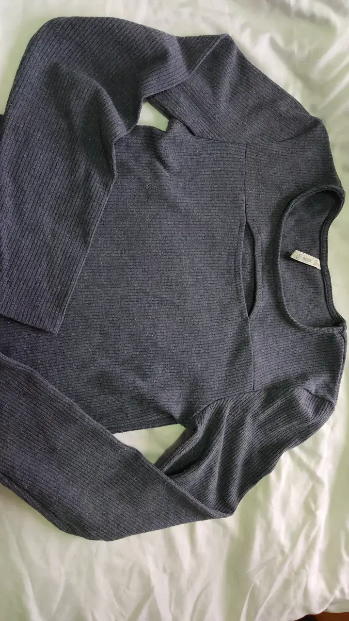 Polera manga larga azul Index Basics s/m - 4