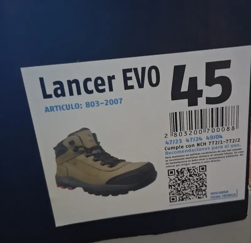 Botas de Seguridad Lancer EVO 45 con Punta de Composite - 3