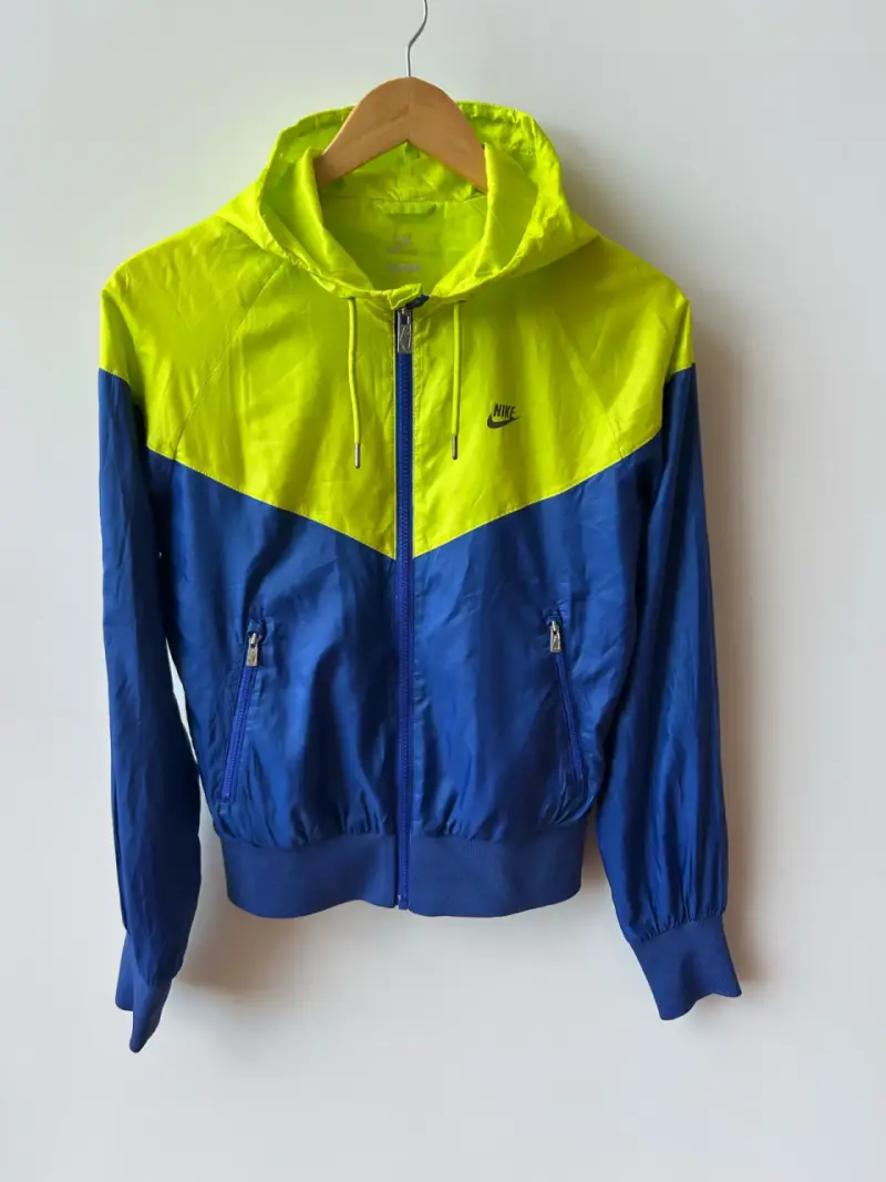 Chaqueta cortaviento Nike azul y amarillo - 1