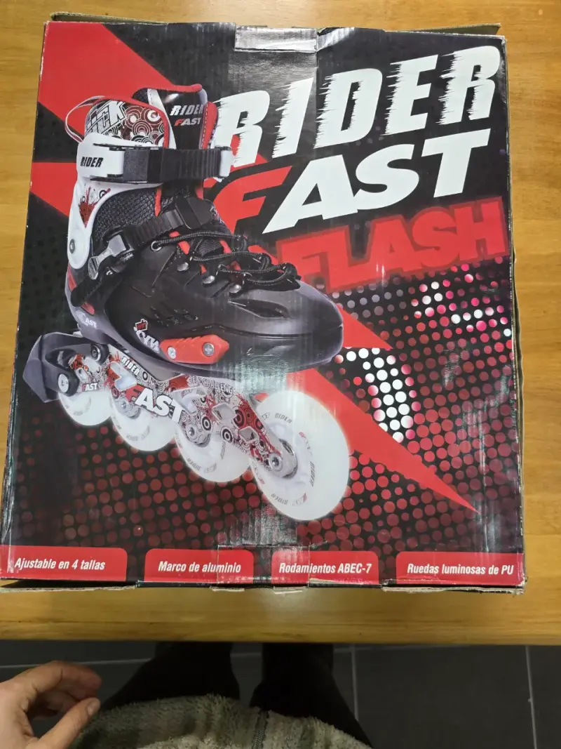 Patines en línea Rider Fast Flash ajustables