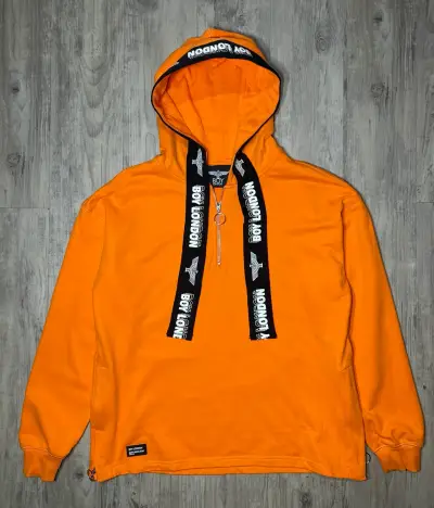 Polerón naranja con capucha Boy London - miniatura 1