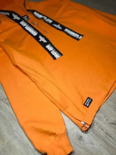 Polerón naranja con capucha Boy London - miniatura 3