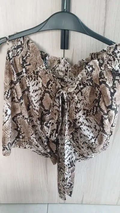 Conjunto de Blazer y Shorts Estampado Animal Print - miniatura 2
