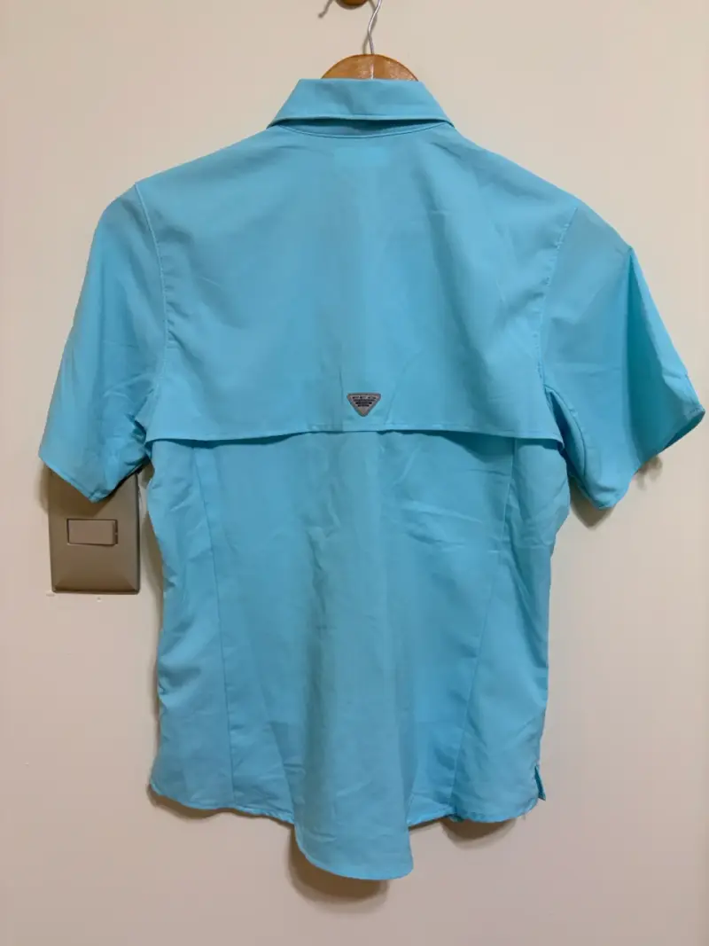 Camisa Columbia azul para mujer - 3