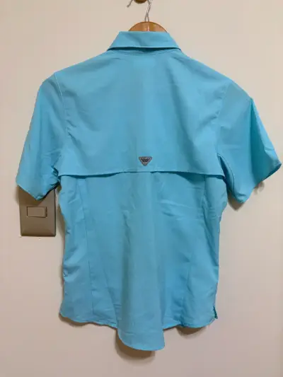 Camisa Columbia azul para mujer - miniatura 3