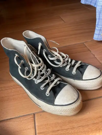 Converse Chuck Taylor All Star negra plataforma - miniatura 4