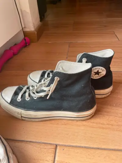 Converse Chuck Taylor All Star negra plataforma - miniatura 5