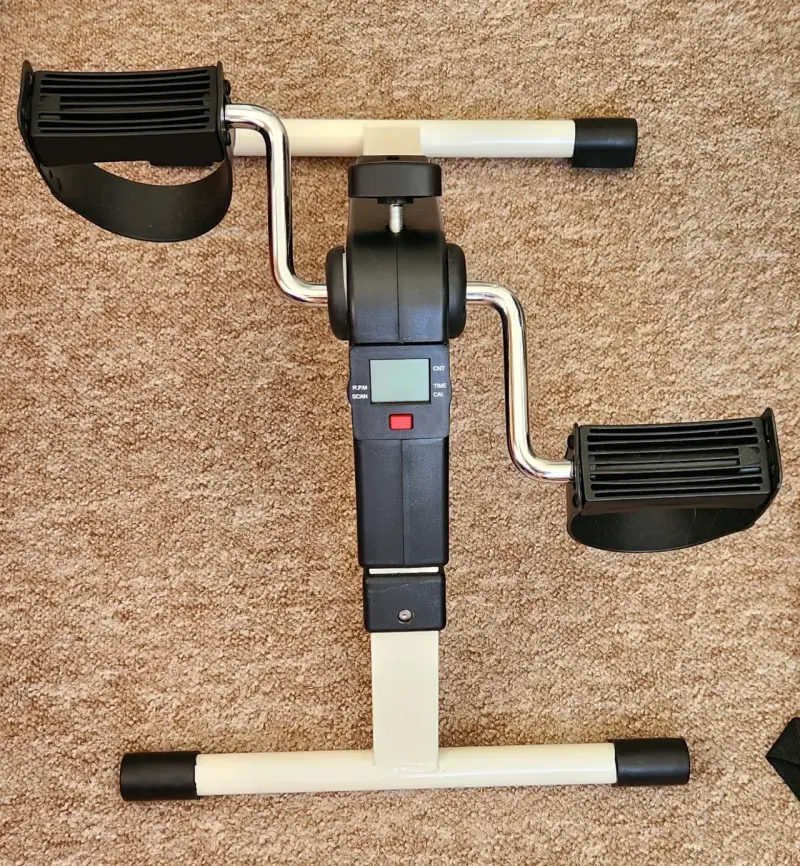 Pedalera de ejercicio con pantalla LCD
