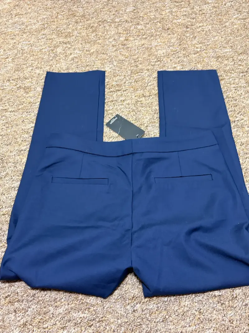 Pantalones azul marino MNG para mujer - 2