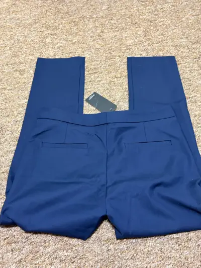 Pantalones azul marino MNG para mujer - miniatura 2