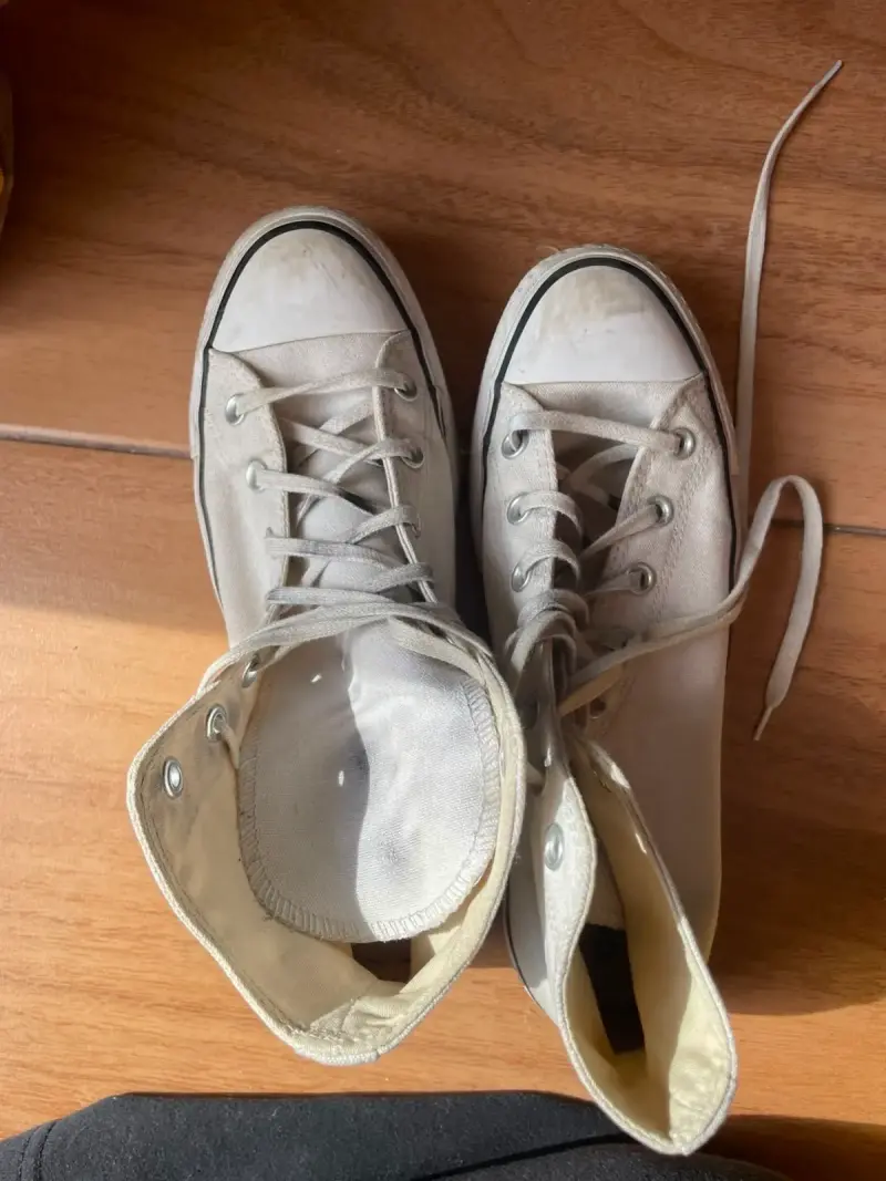 Converse Chuck Taylor All Star Blanca plataforma - 2
