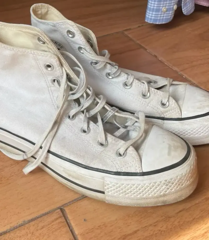Converse Chuck Taylor All Star Blanca plataforma - 4