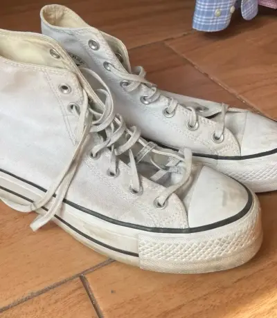Converse Chuck Taylor All Star Blanca plataforma - miniatura 4
