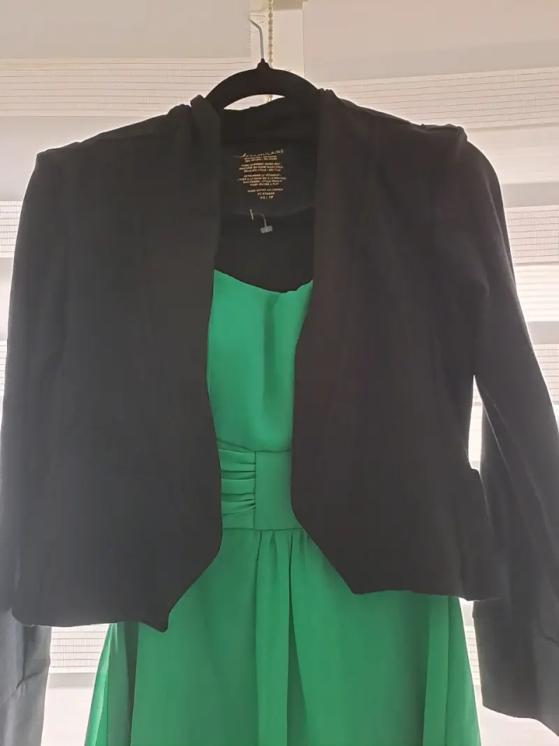 Chaqueta Negra Anne Mulaire Talla XS - 2