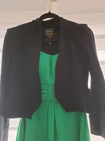 Chaqueta Negra Anne Mulaire Talla XS - miniatura 2