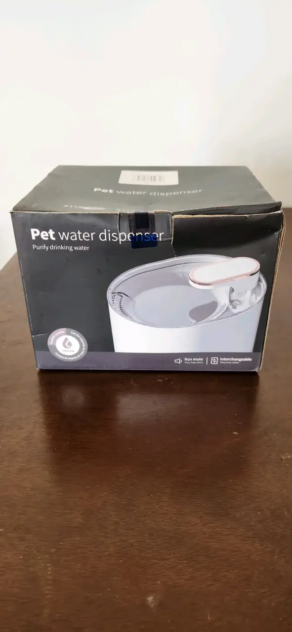 Dispensador de Agua para Mascotas con Filtro