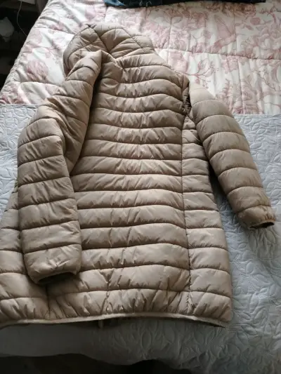 Parka  beige con capucha - miniatura 1