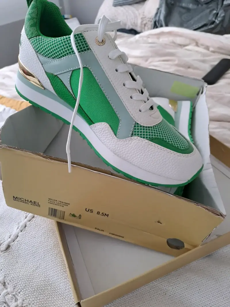 Zapatillas deportivas verdes Michael Kors para mujer - 2