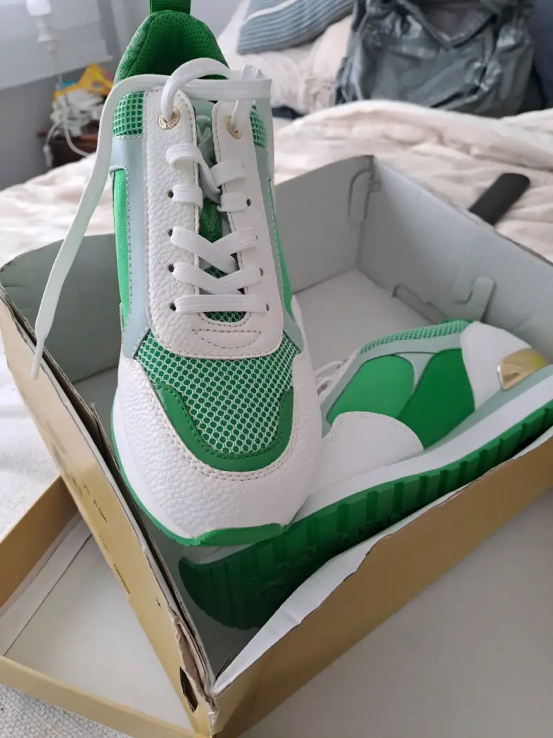 Zapatillas deportivas verdes Michael Kors para mujer - 3