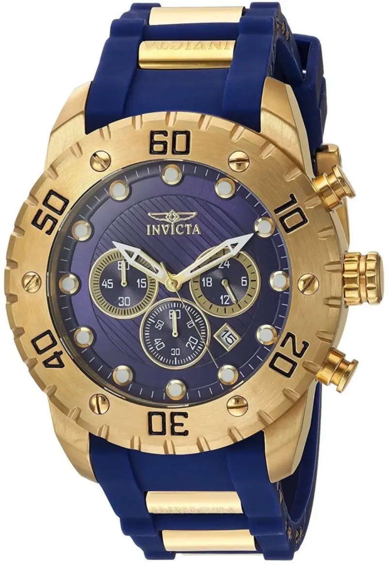 Reloj Invicta Pro Diver Dorado y Azul