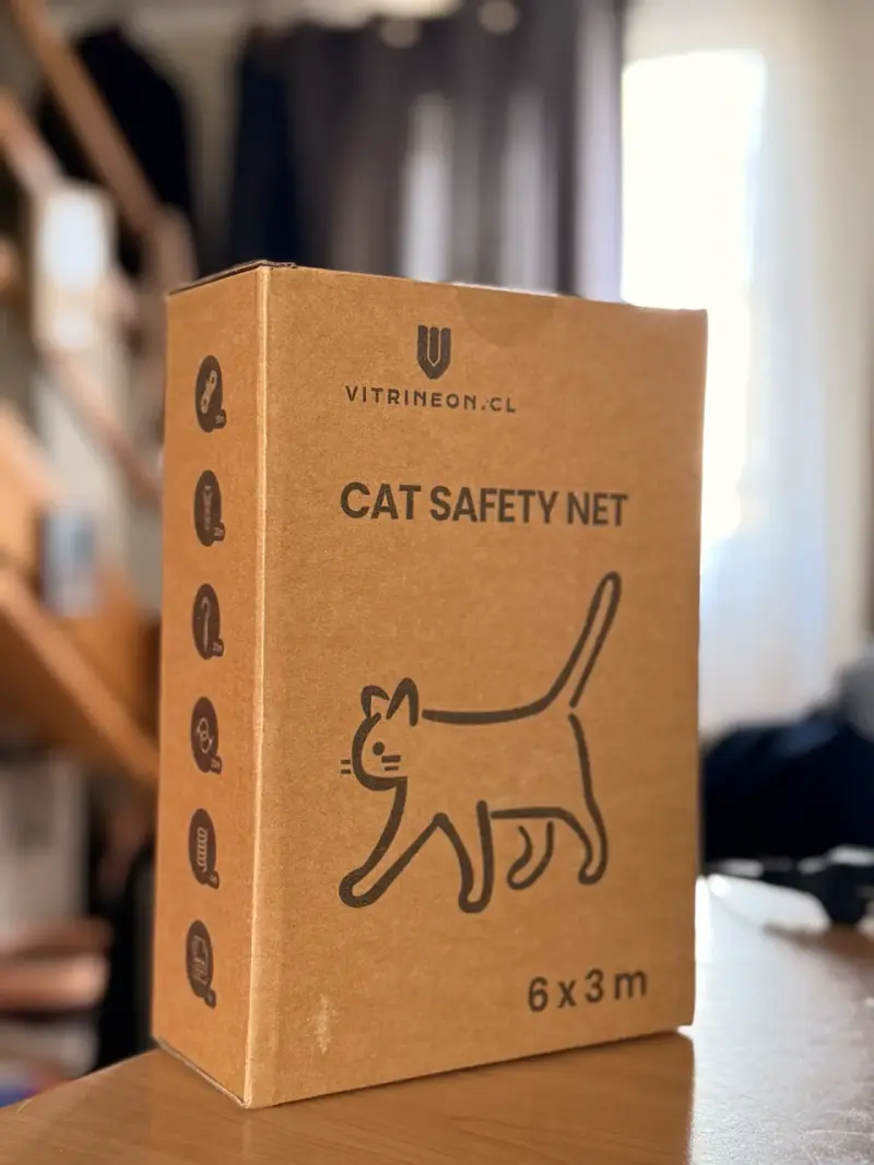 Red de Seguridad para Gatos Vitrineon 6x3m